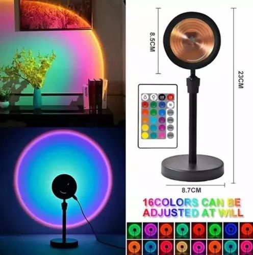 Lámpara proyectora atardecer + control